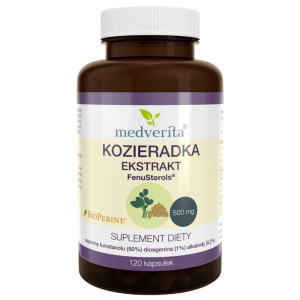 Medverita Kozieradka FenuSterols® - 120 kapsułek