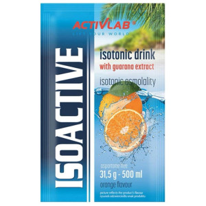 Activlab Isoactive Izotonik funkcjonalny z guaraną pomarańczowy - 31,5 g