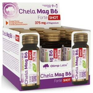 Olimp Chela-Mag B6 Forte shot (smak pomarańczowy) - 9 sztuk