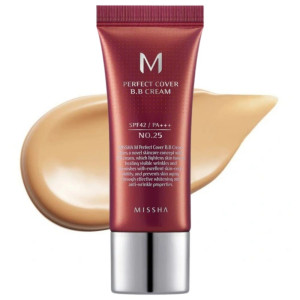 Missha M Perfect Cover Krem BB odcień Warm Beige No 25 EU - 20 ml