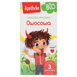 Apotheke Herbatka Bio dla dzieci owocowa - 20 saszetek