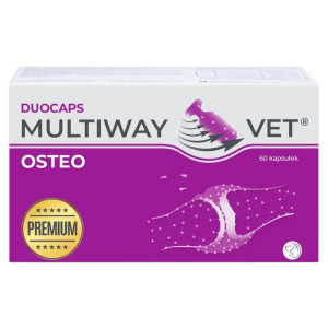 JM Sante Multiway Vet Duocaps Osteo Kapsułki na stawy dla psa i kota - 60 tabletek