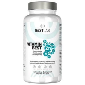 BestLab VitaMinBest, Kompleks witamin i minerałów - 60 kapsułek