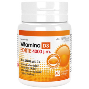 Activlab Pharma Witamina D3 Forte 4000 IU - 60 kapsułek