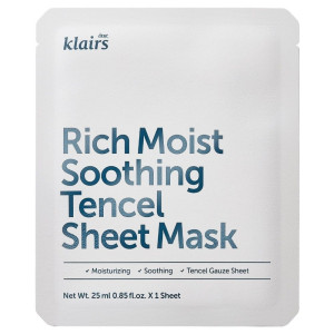 Dear, Klairs Rich Moist Soothing Nawilżająca maska w płachcie - 25 ml