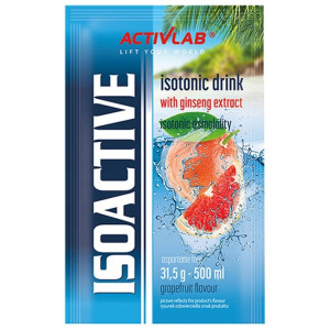 Activlab Isoactive Izotonik funkcjonalny z żeń-szeniem, grejpfrut - 31,5 g