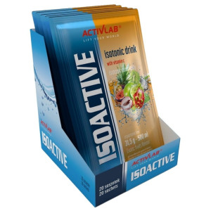 Activlab Isoactive Izotonik funkcjonalny z witaminą C, owoce egzotyczne - 20 saszetek