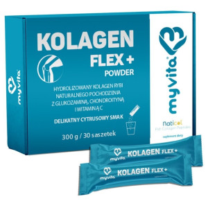 MyVita Kolagen Flex+, cytrusowy - 30 saszetek
