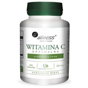 Aliness Witamina C optymalna 250 mg - 200 kapsułek