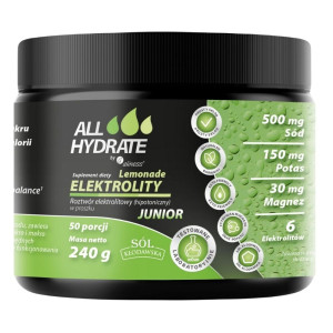 Aliness ALLHydrate Elektrolity Junior, lemoniada - 240 g
