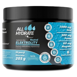 Aliness ALLHydrate Elektrolity (roztwór hipotoniczny) - 205 g