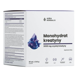 Aura Herbals Monohydrat kreatyny 3000 mg - 30 saszetek