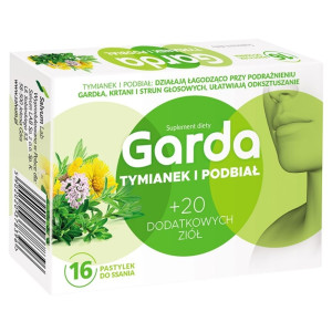 Garda Tymianek i Podbiał - 16 pastylek do ssania