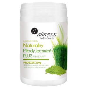 Aliness Naturalny młody jęczmień Plus Fibregum - 250 g