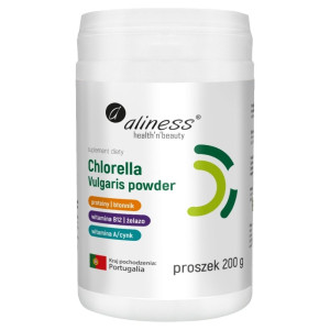 Aliness Chlorella Vulgaris w proszku - 200 g