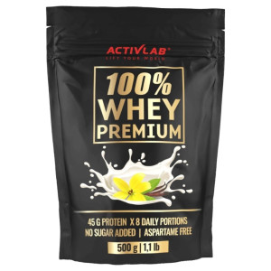 Activlab 100% Whey Premium Odżywka białkowa, wanilia - 500 g