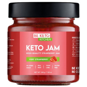 BeKeto Keto dżem Bardzo Truskawkowy - 200 g