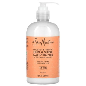 SheaMoisture Coconut & Hibiscus Odżywka do włosów kręconych - 384 ml