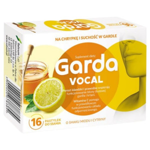 Garda Vocal miód-cytryna - 16 pastylek