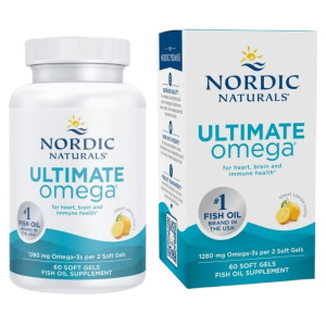 Nordic Naturals Ultimate Omega, cytryna - 60 kapsułek