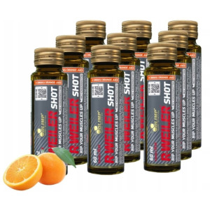 Olimp R-Weiler Shot przedtreningowy pomarańczowy - 9 sztuk