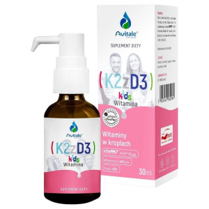 Avitale Witamina K2 z D3 Kids - 30 ml