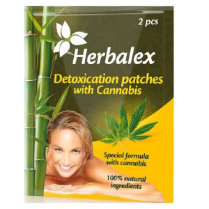 Herbalex Plastry oczyszczające z konopiami - 2 sztuki