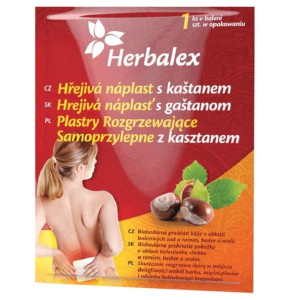 Herbalex Plastry rozgrzewające z kasztanem - 1 sztuka