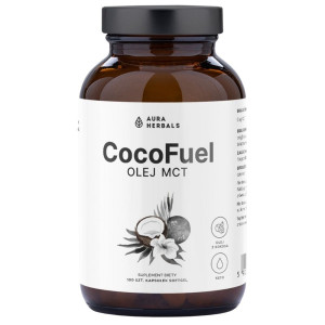 Aura Herbals Coco Fuel, Olej MCT 2000 mg - 100 kapsułek