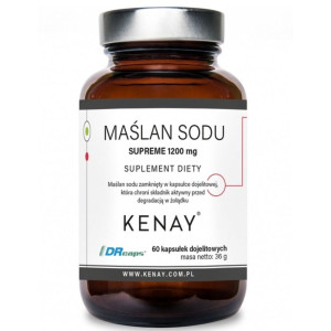 Kenay Maślan sodu Supreme 1200 mg - 60 kapsułek
