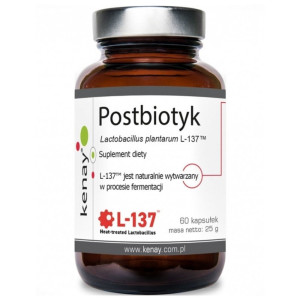 Kenay Postbiotyk Lactobacillus plantarum L-137™ - 60 kapsułek