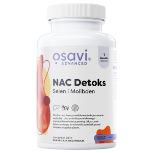 Osavi NAC Detoks, Selen i Molibden - 60 kapsułek