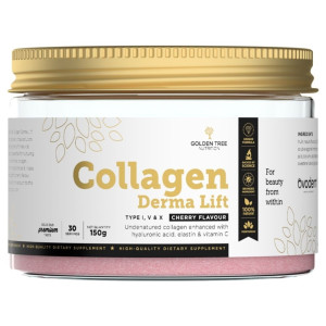 Golden Tree Collagen Derma Lift, Kolagen Ovoderm® 300 mg, czereśnia - 150 g
