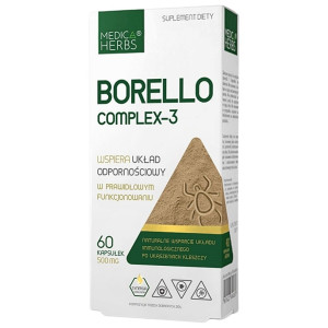 Medica Herbs Borello Complex-3 - 60 kapsułek