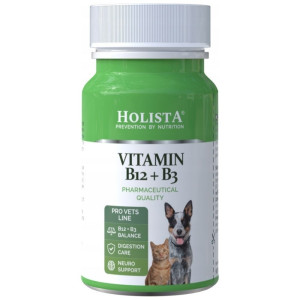Holista Witamina B12 + B3 dla psa i kota - 90 tabletek
