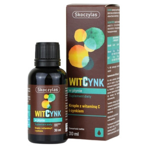 Skoczylas WITCYNK w płynie, Witamina C + Cynk - 30 ml