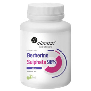 Aliness Berberyna (Berberine Sulphate 98%) 400 mg - 60 kapsułek