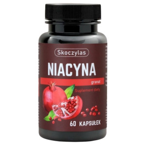 Skoczylas Niacyna z granatem - 60 kapsułek