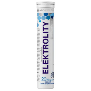 ALG Pharma Elektrolity hydration, pomarańcza - 20 tabletek musujących
