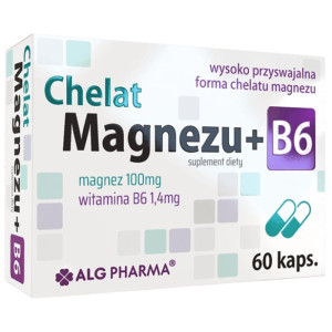 ALG Pharma Chelat Magnezu + B6 - 60 kapsułek