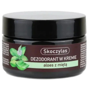 Skoczylas Dezodorant w kremie, aloes z miętą - 60 ml