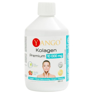 Yango Premium Kolagen 10000 mg, truskawka - 500 ml