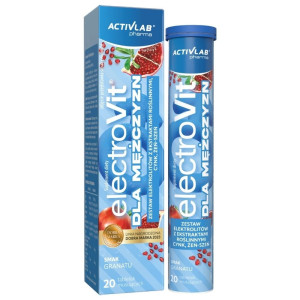 Activlab Pharma ElectroVit dla mężczyzn, granat - 20 tabletek musujących