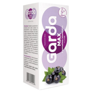 Garda MAX z Porostem islandzkim + Cynk, czarna porzeczka - 120 ml