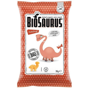 McLloyd's BioSaurus Chrupki kukurydziane bezglutenowe, ketchupowe - 30 g