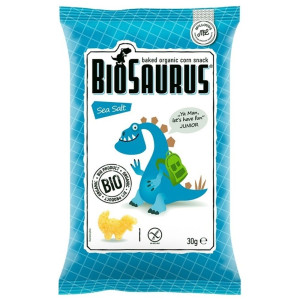 McLloyd's BioSaurus Chrupki kukurydziane bezglutenowe, sól morska - 30 g