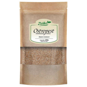 Ziółko Ostropest plamisty, mielony nieodtłuszczony - 200 g