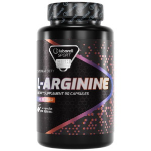 Laborell L-arginina 1200 mg + Witaminy B6, B9, B12 - 90 kapsułek