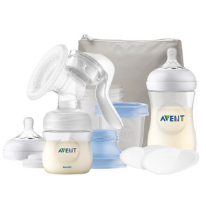 Philips Avent Pojedynczy laktator ręczny z zestawem do przechowywania