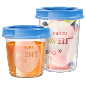 Philips Avent Pojemniki do przechowywania - 20 sztuk z łyżeczką
